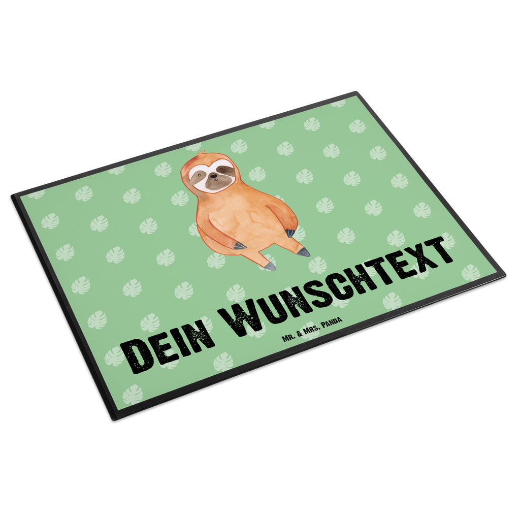 Personalisierte Schreibtischunterlage Faultier Zufrieden Personalisierte Schreibunterlage, Personalisierte Schreibtischauflage, Personalisierte Schreibtisch Unterlagen, Schreibunterlage mit Namen, Schreibtischauflage  mit Namen, Schreibtisch Unterlagen mit Namen, Selbst gestalten, Namensaufdruck, Namenspersonalisierung, Faultier, Faultier Geschenk, Faultier Deko, Faultiere, faul, Lieblingstier, Pause, relaxen, Glück, glücklich, zufrieden, happy, Zufriedenheit, Gelassenheit, Ruhe, Frieden