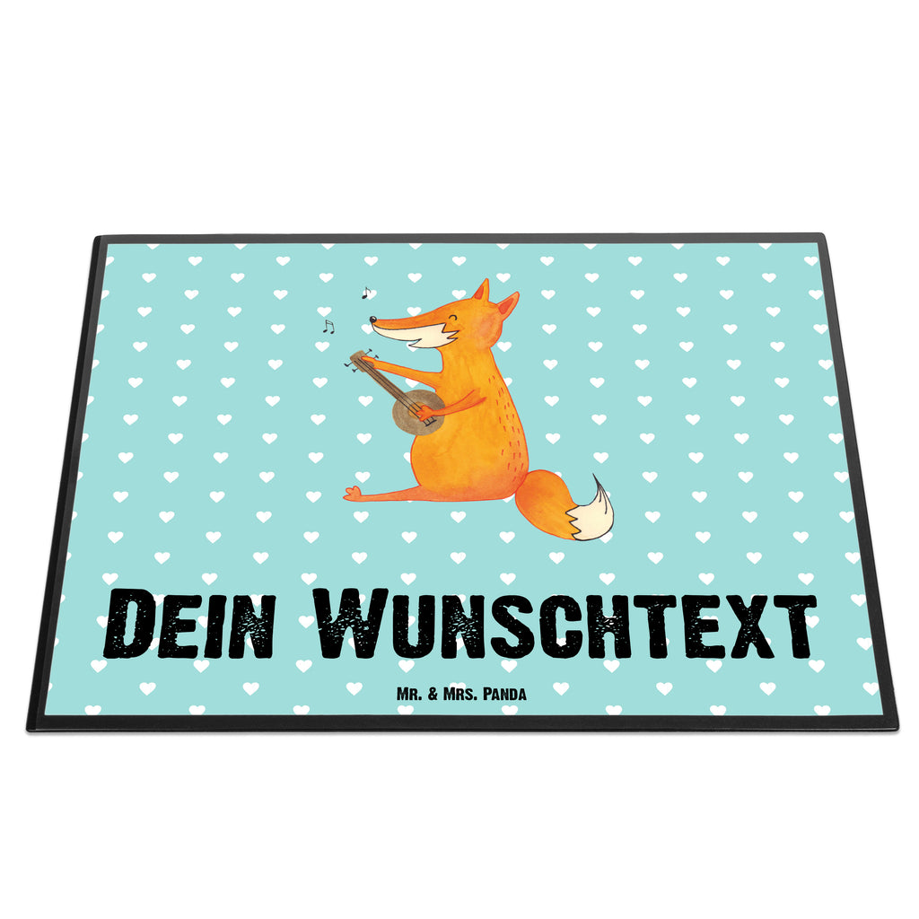 Personalisierte Schreibtischunterlage Fuchs Gitarre Personalisierte Schreibunterlage, Personalisierte Schreibtischauflage, Personalisierte Schreibtisch Unterlagen, Schreibunterlage mit Namen, Schreibtischauflage  mit Namen, Schreibtisch Unterlagen mit Namen, Selbst gestalten, Namensaufdruck, Namenspersonalisierung, Fuchs, Füchse, Geschenk Musiker, Musik Spruch, Musikerin, Sänger, Sängerin, Gitarre