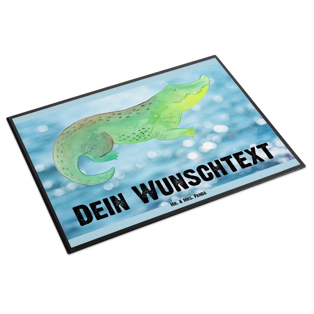 Personalisierte Schreibtischunterlage Krokodil Personalisierte Schreibunterlage, Personalisierte Schreibtischauflage, Personalisierte Schreibtisch Unterlagen, Schreibunterlage mit Namen, Schreibtischauflage  mit Namen, Schreibtisch Unterlagen mit Namen, Selbst gestalten, Namensaufdruck, Namenspersonalisierung, Meerestiere, Meer, Urlaub, Krokodil, Krokodile, verrückt sein, spontan sein, Abenteuerlust, Reiselust, Freundin, beste Freundin, Lieblingsmensch