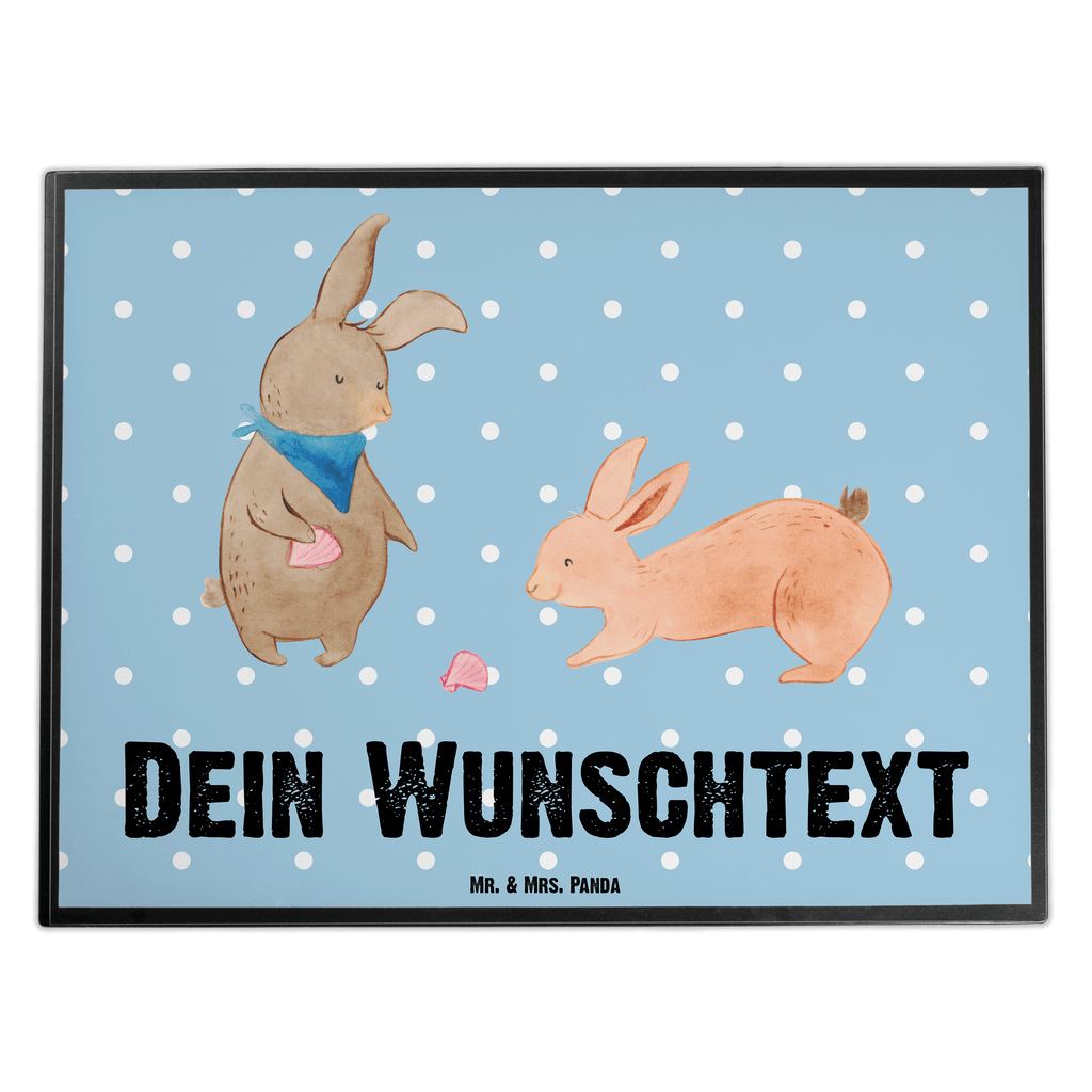 Personalisierte Schreibtischunterlage Hasen Muschel Personalisierte Schreibunterlage, Personalisierte Schreibtischauflage, Personalisierte Schreibtisch Unterlagen, Schreibunterlage mit Namen, Schreibtischauflage  mit Namen, Schreibtisch Unterlagen mit Namen, Selbst gestalten, Namensaufdruck, Namenspersonalisierung, Familie, Vatertag, Muttertag, Bruder, Schwester, Mama, Papa, Oma, Opa, Hasen, beste Freundin, Freundin, Freundinnen, best friends, BFF, Muscheln sammeln, Muscheln, Meer