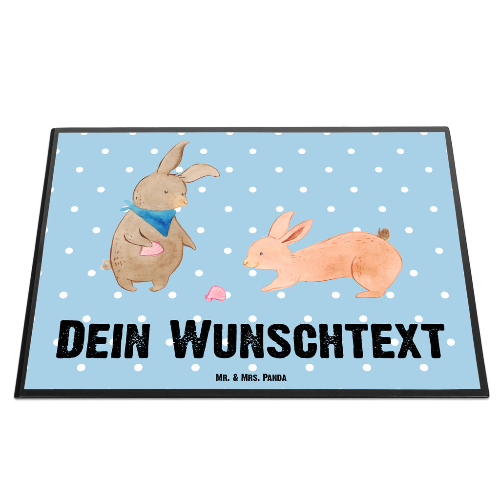 Personalisierte Schreibtischunterlage Hasen Muschel Personalisierte Schreibunterlage, Personalisierte Schreibtischauflage, Personalisierte Schreibtisch Unterlagen, Schreibunterlage mit Namen, Schreibtischauflage  mit Namen, Schreibtisch Unterlagen mit Namen, Selbst gestalten, Namensaufdruck, Namenspersonalisierung, Familie, Vatertag, Muttertag, Bruder, Schwester, Mama, Papa, Oma, Opa, Hasen, beste Freundin, Freundin, Freundinnen, best friends, BFF, Muscheln sammeln, Muscheln, Meer