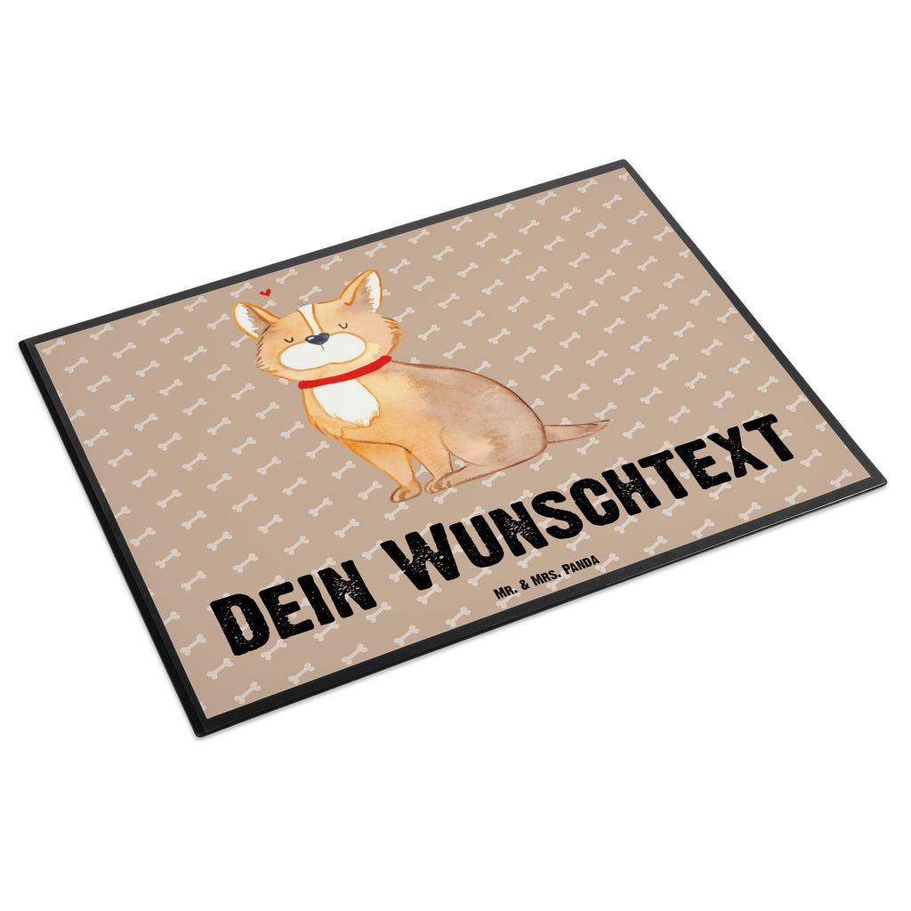 Personalisierte Schreibtischunterlage Hundeglück Personalisierte Schreibunterlage, Personalisierte Schreibtischauflage, Personalisierte Schreibtisch Unterlagen, Schreibunterlage mit Namen, Schreibtischauflage  mit Namen, Schreibtisch Unterlagen mit Namen, Selbst gestalten, Namensaufdruck, Namenspersonalisierung, Hund, Hundemotiv, Haustier, Hunderasse, Tierliebhaber, Hundebesitzer, Sprüche, Corgie, Hundeliebe, Spruch, Hundemama, Liebe