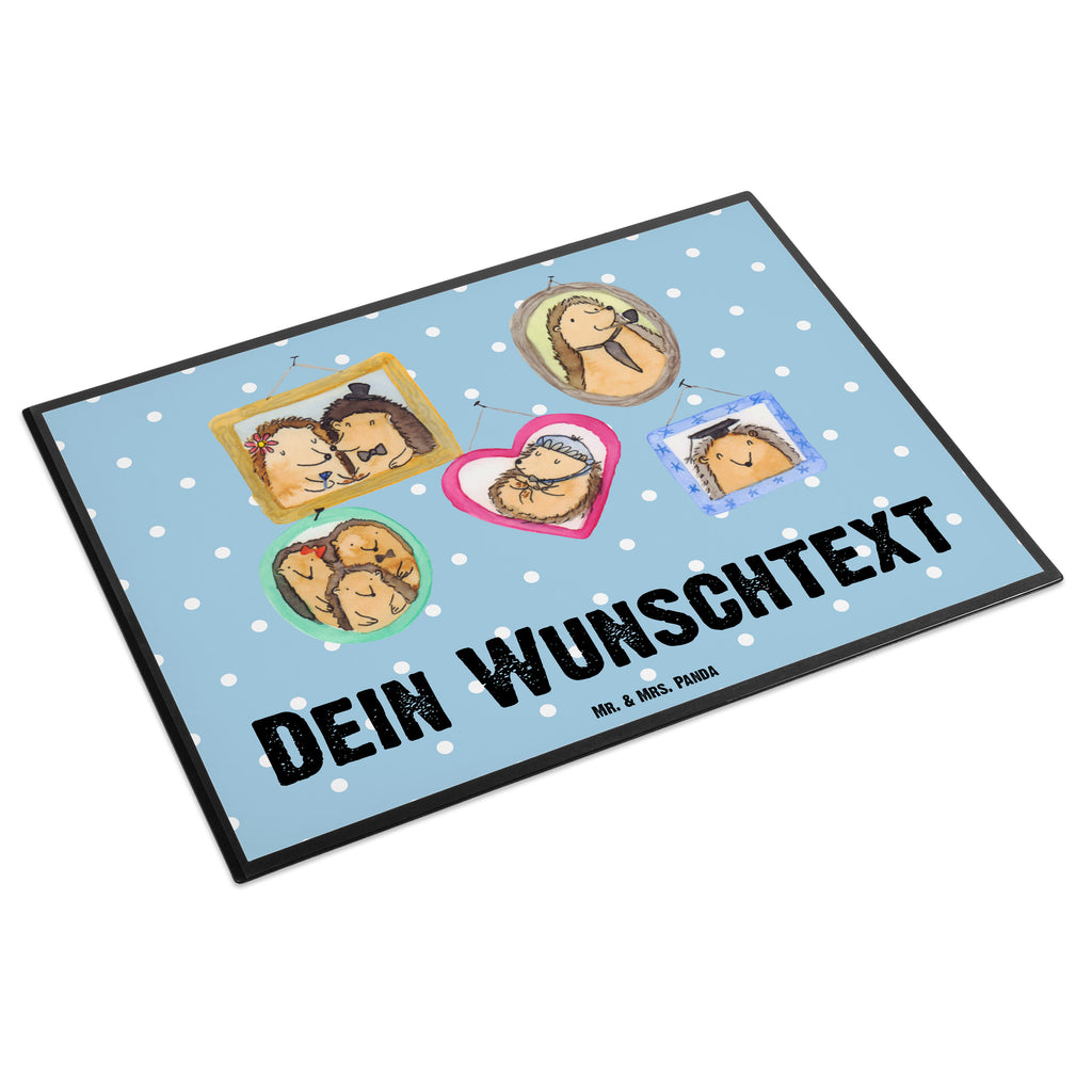 Personalisierte Schreibtischunterlage Igel Familie Personalisierte Schreibunterlage, Personalisierte Schreibtischauflage, Personalisierte Schreibtisch Unterlagen, Schreibunterlage mit Namen, Schreibtischauflage  mit Namen, Schreibtisch Unterlagen mit Namen, Selbst gestalten, Namensaufdruck, Namenspersonalisierung, Familie, Vatertag, Muttertag, Bruder, Schwester, Mama, Papa, Oma, Opa, Liebe, Igel, Bilder, Zusammenhalt, Glück