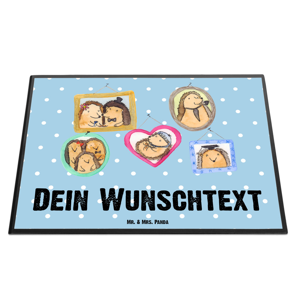 Personalisierte Schreibtischunterlage Igel Familie Personalisierte Schreibunterlage, Personalisierte Schreibtischauflage, Personalisierte Schreibtisch Unterlagen, Schreibunterlage mit Namen, Schreibtischauflage  mit Namen, Schreibtisch Unterlagen mit Namen, Selbst gestalten, Namensaufdruck, Namenspersonalisierung, Familie, Vatertag, Muttertag, Bruder, Schwester, Mama, Papa, Oma, Opa, Liebe, Igel, Bilder, Zusammenhalt, Glück