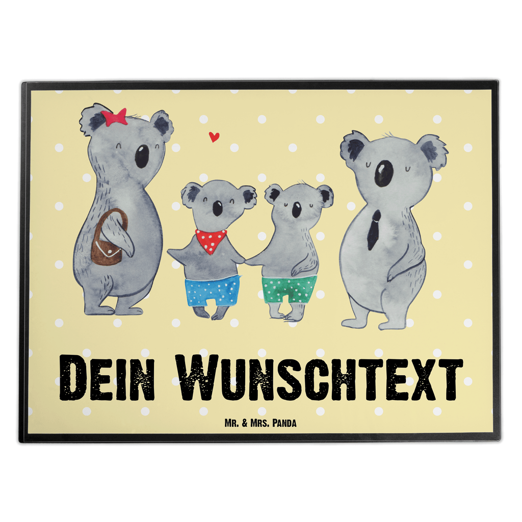 Personalisierte Schreibtischunterlage Koala Familie zwei Personalisierte Schreibunterlage, Personalisierte Schreibtischauflage, Personalisierte Schreibtisch Unterlagen, Schreibunterlage mit Namen, Schreibtischauflage  mit Namen, Schreibtisch Unterlagen mit Namen, Selbst gestalten, Namensaufdruck, Namenspersonalisierung, Familie, Vatertag, Muttertag, Bruder, Schwester, Mama, Papa, Oma, Opa, Koala, Koalabär, beste Familie, Familienzeit, Familienleben, Koalafamilie, Lieblingsfamilie