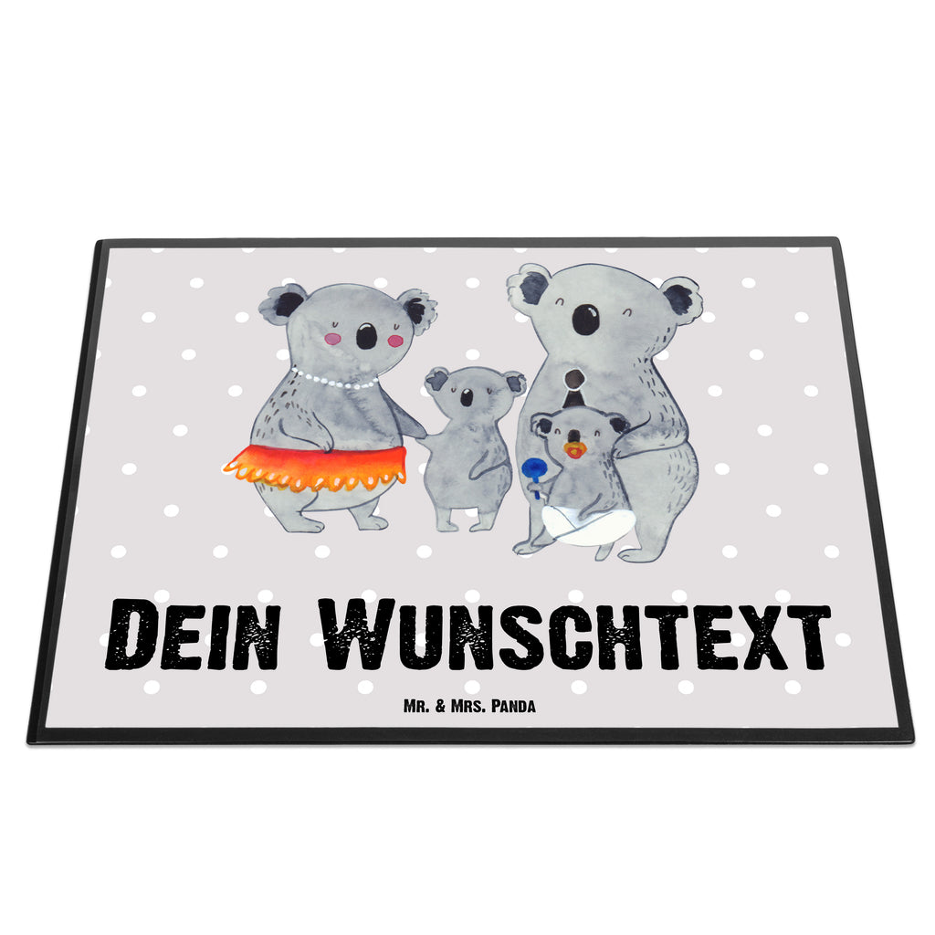 Personalisierte Schreibtischunterlage Koala Familie Personalisierte Schreibunterlage, Personalisierte Schreibtischauflage, Personalisierte Schreibtisch Unterlagen, Schreibunterlage mit Namen, Schreibtischauflage  mit Namen, Schreibtisch Unterlagen mit Namen, Selbst gestalten, Namensaufdruck, Namenspersonalisierung, Familie, Vatertag, Muttertag, Bruder, Schwester, Mama, Papa, Oma, Opa, Koala, Koalas, Family, Kinder, Geschwister, Familienleben
