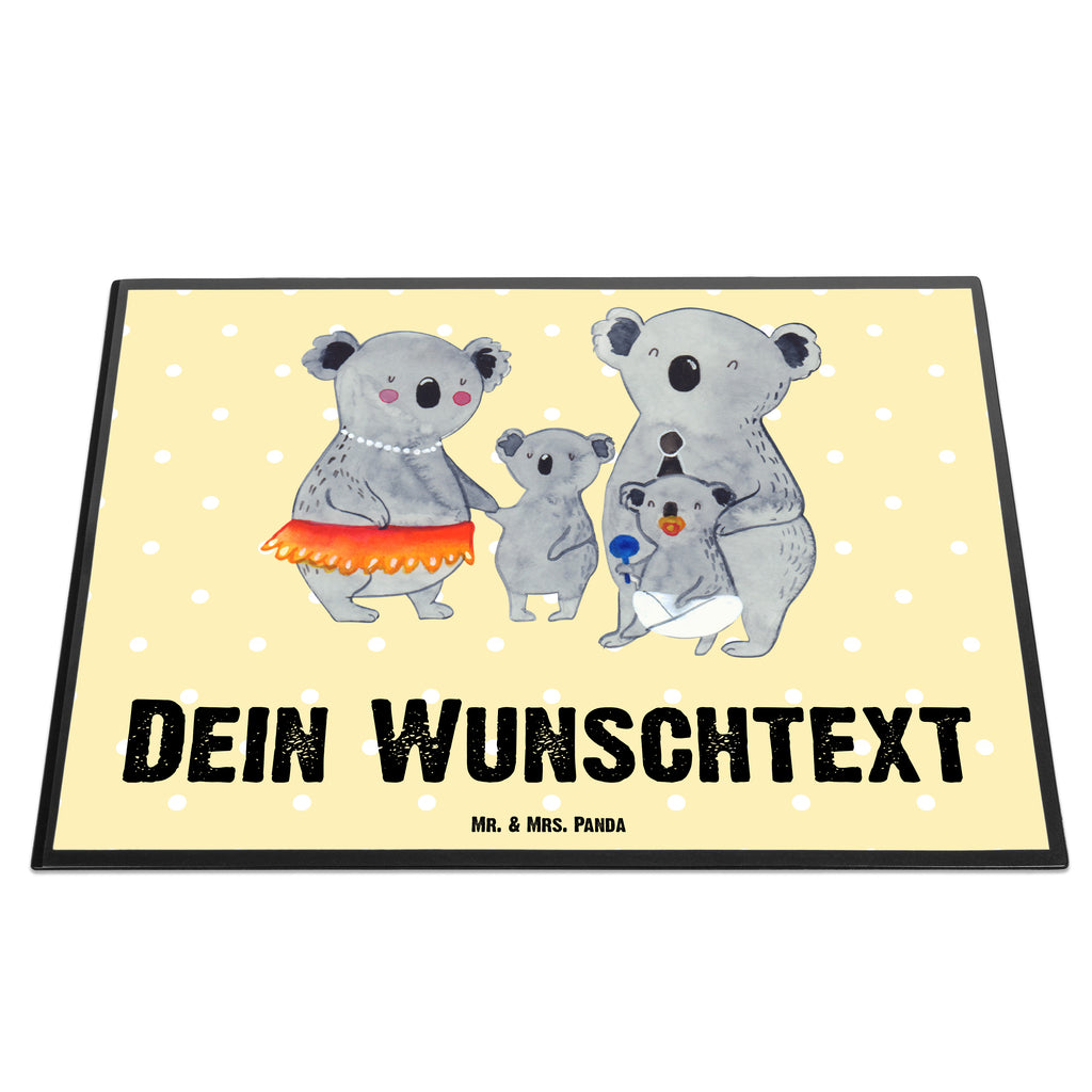 Personalisierte Schreibtischunterlage Koala Familie Personalisierte Schreibunterlage, Personalisierte Schreibtischauflage, Personalisierte Schreibtisch Unterlagen, Schreibunterlage mit Namen, Schreibtischauflage  mit Namen, Schreibtisch Unterlagen mit Namen, Selbst gestalten, Namensaufdruck, Namenspersonalisierung, Familie, Vatertag, Muttertag, Bruder, Schwester, Mama, Papa, Oma, Opa, Koala, Koalas, Family, Kinder, Geschwister, Familienleben