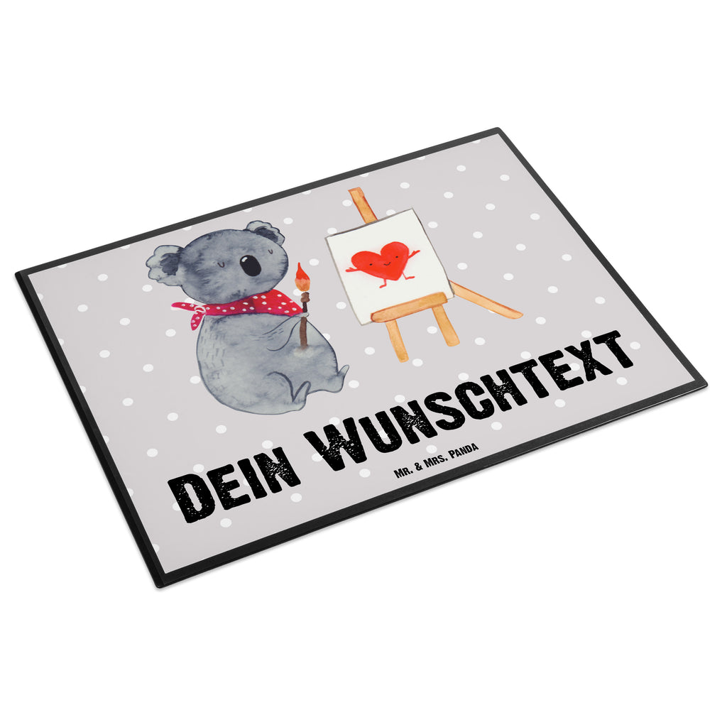 Personalisierte Schreibtischunterlage Koala Künstler Personalisierte Schreibunterlage, Personalisierte Schreibtischauflage, Personalisierte Schreibtisch Unterlagen, Schreibunterlage mit Namen, Schreibtischauflage  mit Namen, Schreibtisch Unterlagen mit Namen, Selbst gestalten, Namensaufdruck, Namenspersonalisierung, Koala, Koalabär, Liebe, Liebensbeweis, Liebesgeschenk, Gefühle, Künstler, zeichnen