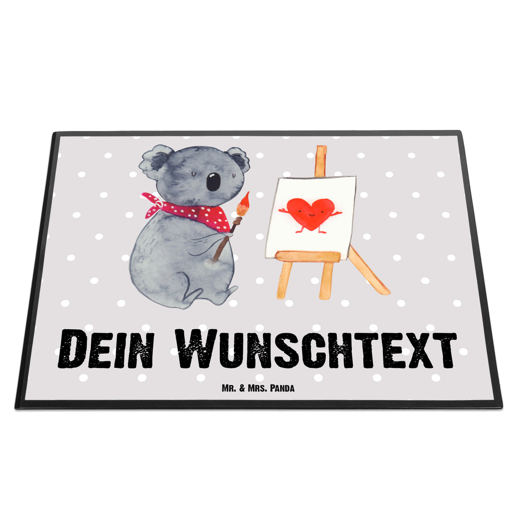 Personalisierte Schreibtischunterlage Koala Künstler Personalisierte Schreibunterlage, Personalisierte Schreibtischauflage, Personalisierte Schreibtisch Unterlagen, Schreibunterlage mit Namen, Schreibtischauflage  mit Namen, Schreibtisch Unterlagen mit Namen, Selbst gestalten, Namensaufdruck, Namenspersonalisierung, Koala, Koalabär, Liebe, Liebensbeweis, Liebesgeschenk, Gefühle, Künstler, zeichnen