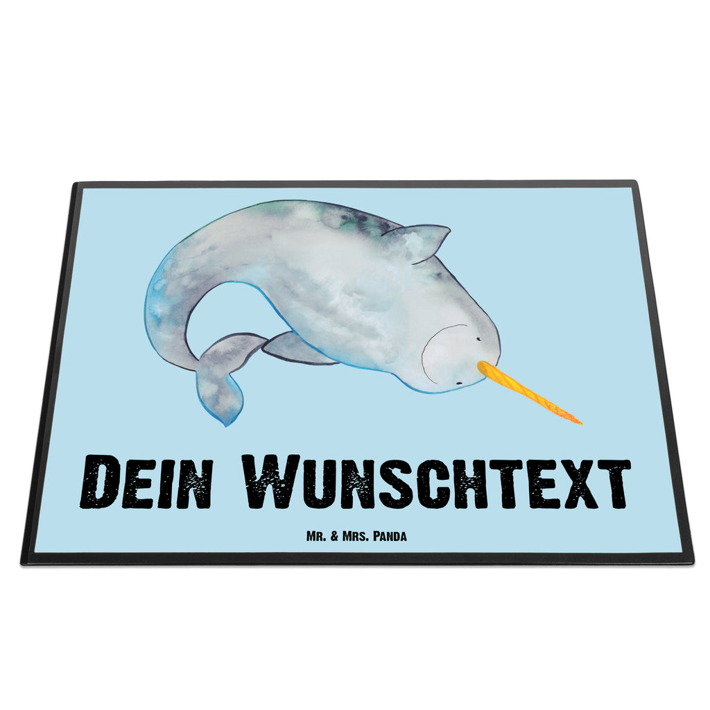 Personalisierte Schreibtischunterlage Narwal Personalisierte Schreibunterlage, Personalisierte Schreibtischauflage, Personalisierte Schreibtisch Unterlagen, Schreibunterlage mit Namen, Schreibtischauflage  mit Namen, Schreibtisch Unterlagen mit Namen, Selbst gestalten, Namensaufdruck, Namenspersonalisierung, Meerestiere, Meer, Urlaub, Narwal, Wal, Putzen, Hausfrau, Junggesellin, aufräumen, Kinderzimmer