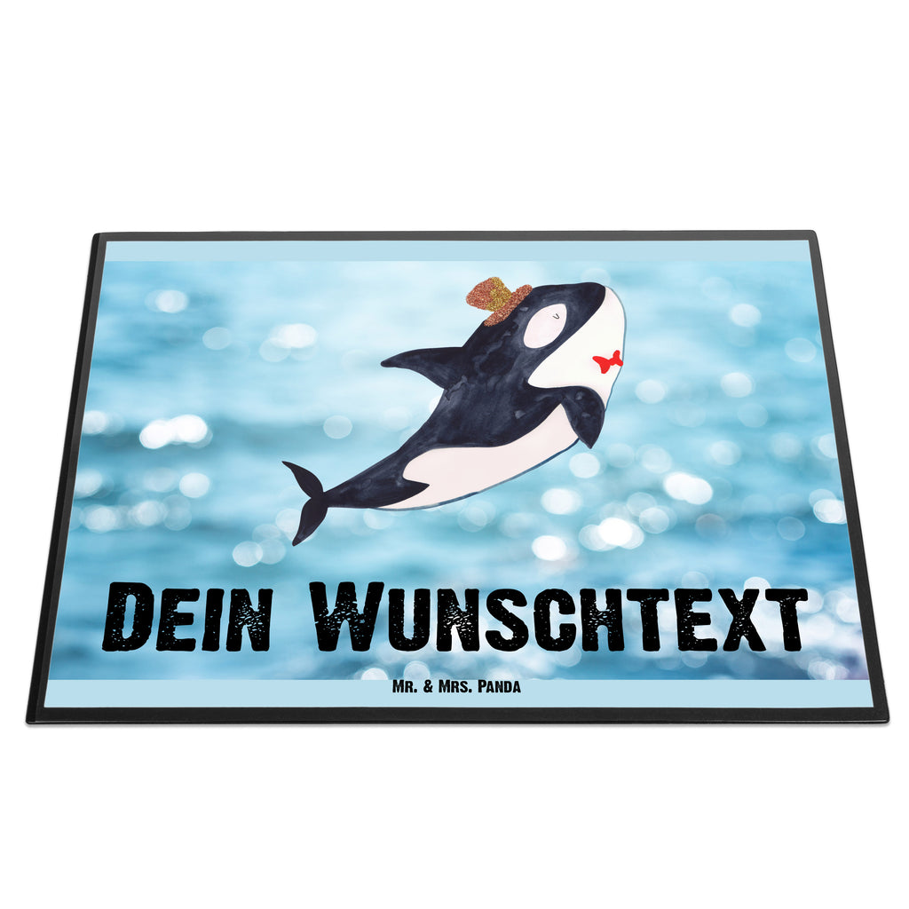 Personalisierte Schreibtischunterlage Orca Zylinder Personalisierte Schreibunterlage, Personalisierte Schreibtischauflage, Personalisierte Schreibtisch Unterlagen, Schreibunterlage mit Namen, Schreibtischauflage  mit Namen, Schreibtisch Unterlagen mit Namen, Selbst gestalten, Namensaufdruck, Namenspersonalisierung, Meerestiere, Meer, Urlaub, Narwal, Glitter, Konfetti, Glitzer, Geburtstag, Feier, Fete, Fest, Glückwunsch, Orca