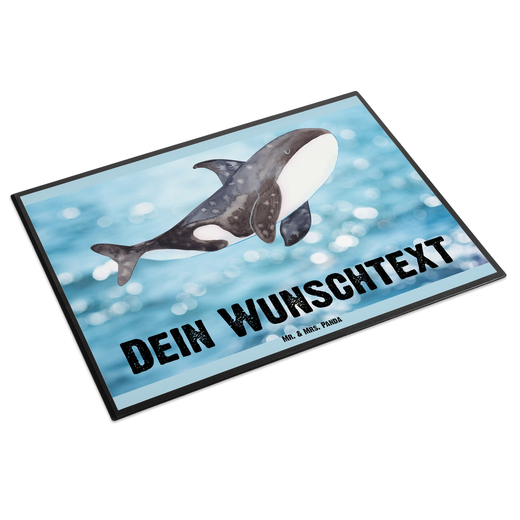 Personalisierte Schreibtischunterlage Orca Personalisierte Schreibunterlage, Personalisierte Schreibtischauflage, Personalisierte Schreibtisch Unterlagen, Schreibunterlage mit Namen, Schreibtischauflage  mit Namen, Schreibtisch Unterlagen mit Namen, Selbst gestalten, Namensaufdruck, Namenspersonalisierung, Meerestiere, Meer, Urlaub, Orca, Orcas, Killerwal, Wal, Möglichkeiten, Büro, Arbeit, Motivation, Selbstliebe, Neustart, Startup
