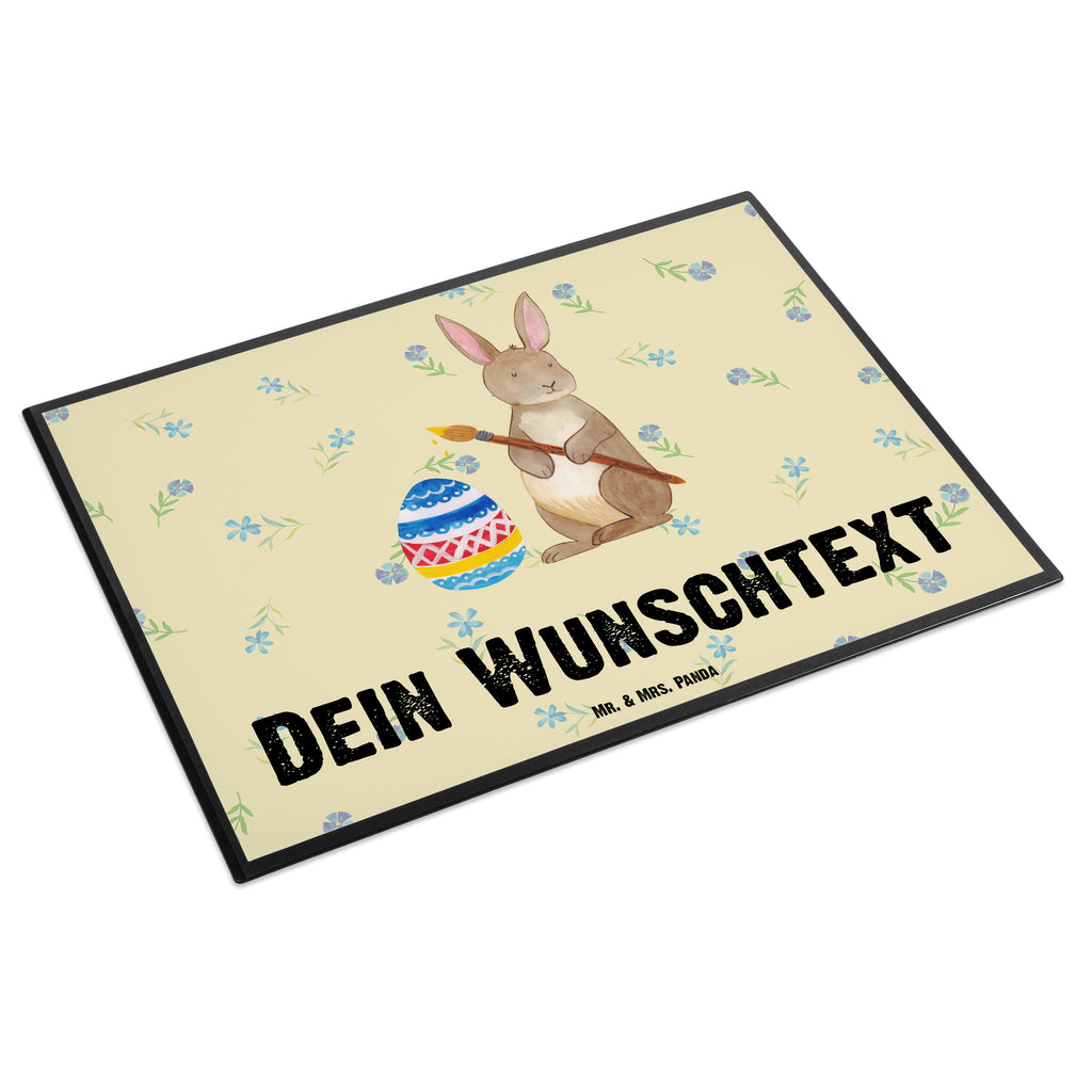 Personalisierte Schreibtischunterlage Hase Eiermalen Personalisierte Schreibunterlage, Personalisierte Schreibtischauflage, Personalisierte Schreibtisch Unterlagen, Schreibunterlage mit Namen, Schreibtischauflage  mit Namen, Schreibtisch Unterlagen mit Namen, Selbst gestalten, Namensaufdruck, Namenspersonalisierung, Ostern, Osterhase, Ostergeschenke, Osternest, Osterdeko, Geschenk zu Ostern, Frohe Ostern, Ostergrüße, Osterblume, Osterei, bemalte Ostereier, Hase, Kaninchen, Eiermalen