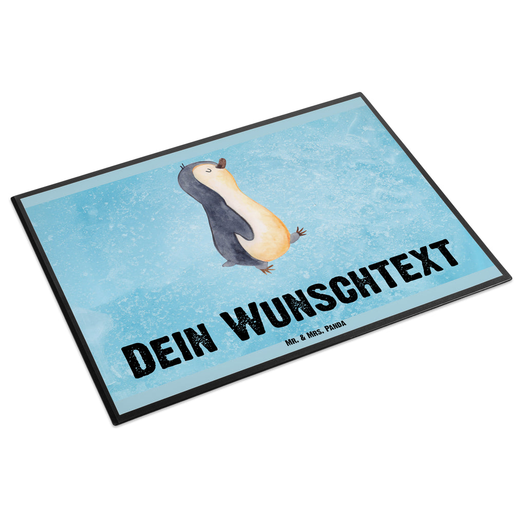 Personalisierte Schreibtischunterlage Pinguin marschierend Personalisierte Schreibunterlage, Personalisierte Schreibtischauflage, Personalisierte Schreibtisch Unterlagen, Schreibunterlage mit Namen, Schreibtischauflage  mit Namen, Schreibtisch Unterlagen mit Namen, Selbst gestalten, Namensaufdruck, Namenspersonalisierung, Pinguin, Pinguine, Frühaufsteher, Langschläfer, Bruder, Schwester, Familie