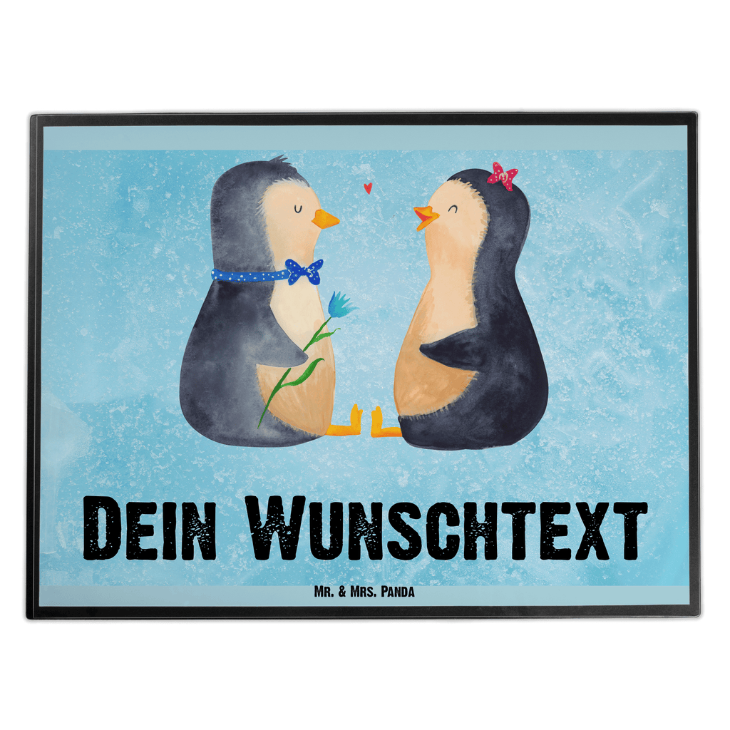 Personalisierte Schreibtischunterlage Pinguin Pärchen Personalisierte Schreibunterlage, Personalisierte Schreibtischauflage, Personalisierte Schreibtisch Unterlagen, Schreibunterlage mit Namen, Schreibtischauflage  mit Namen, Schreibtisch Unterlagen mit Namen, Selbst gestalten, Namensaufdruck, Namenspersonalisierung, Pinguin, Pinguine, Liebe, Liebespaar, Liebesbeweis, Liebesgeschenk, Verlobung, Jahrestag, Hochzeitstag, Hochzeit, Hochzeitsgeschenk, große Liebe, Traumpaar