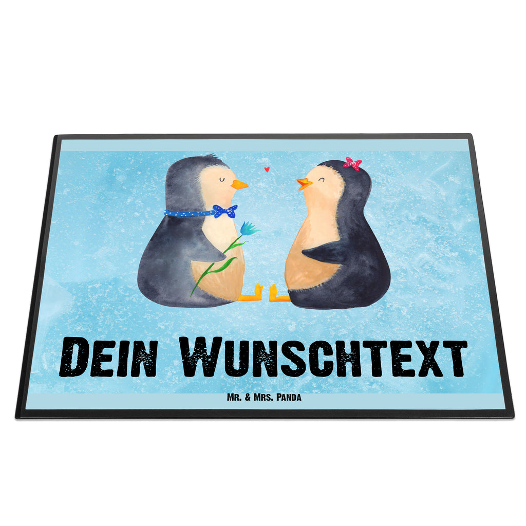 Personalisierte Schreibtischunterlage Pinguin Pärchen Personalisierte Schreibunterlage, Personalisierte Schreibtischauflage, Personalisierte Schreibtisch Unterlagen, Schreibunterlage mit Namen, Schreibtischauflage  mit Namen, Schreibtisch Unterlagen mit Namen, Selbst gestalten, Namensaufdruck, Namenspersonalisierung, Pinguin, Pinguine, Liebe, Liebespaar, Liebesbeweis, Liebesgeschenk, Verlobung, Jahrestag, Hochzeitstag, Hochzeit, Hochzeitsgeschenk, große Liebe, Traumpaar