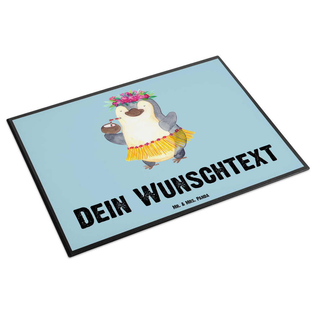 Personalisierte Schreibtischunterlage Pinguin Kokosnuss Personalisierte Schreibunterlage, Personalisierte Schreibtischauflage, Personalisierte Schreibtisch Unterlagen, Schreibunterlage mit Namen, Schreibtischauflage  mit Namen, Schreibtisch Unterlagen mit Namen, Selbst gestalten, Namensaufdruck, Namenspersonalisierung, Pinguin, Aloha, Hawaii, Urlaub, Kokosnuss, Pinguine