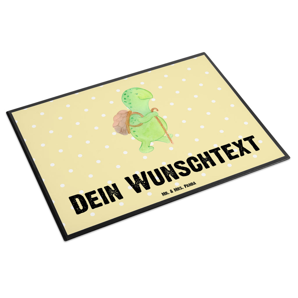 Personalisierte Schreibtischunterlage Schildkröte Wanderer Personalisierte Schreibunterlage, Personalisierte Schreibtischauflage, Personalisierte Schreibtisch Unterlagen, Schreibunterlage mit Namen, Schreibtischauflage  mit Namen, Schreibtisch Unterlagen mit Namen, Selbst gestalten, Namensaufdruck, Namenspersonalisierung, Schildkröte, Schildkröten, Motivation, Motivationsspruch, Motivationssprüche, Neuanfang