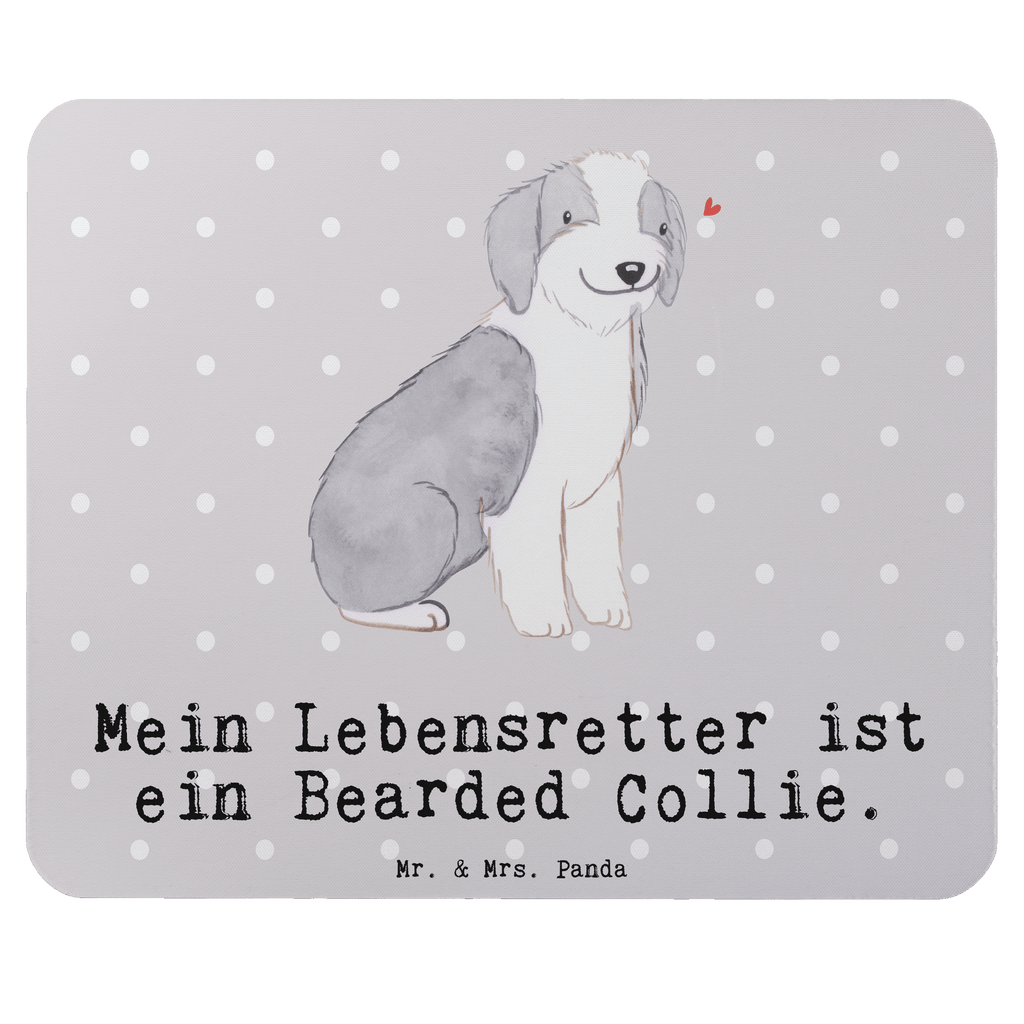 Mauspad Bearded Collie Lebensretter Mousepad, Computer zubehör, Büroausstattung, PC Zubehör, Arbeitszimmer, Mauspad, Einzigartiges Mauspad, Designer Mauspad, Hund, Hunderasse, Rassehund, Hundebesitzer, Geschenk, Tierfreund, Schenken, Welpe, Bearded Collie, britischer Hütehund