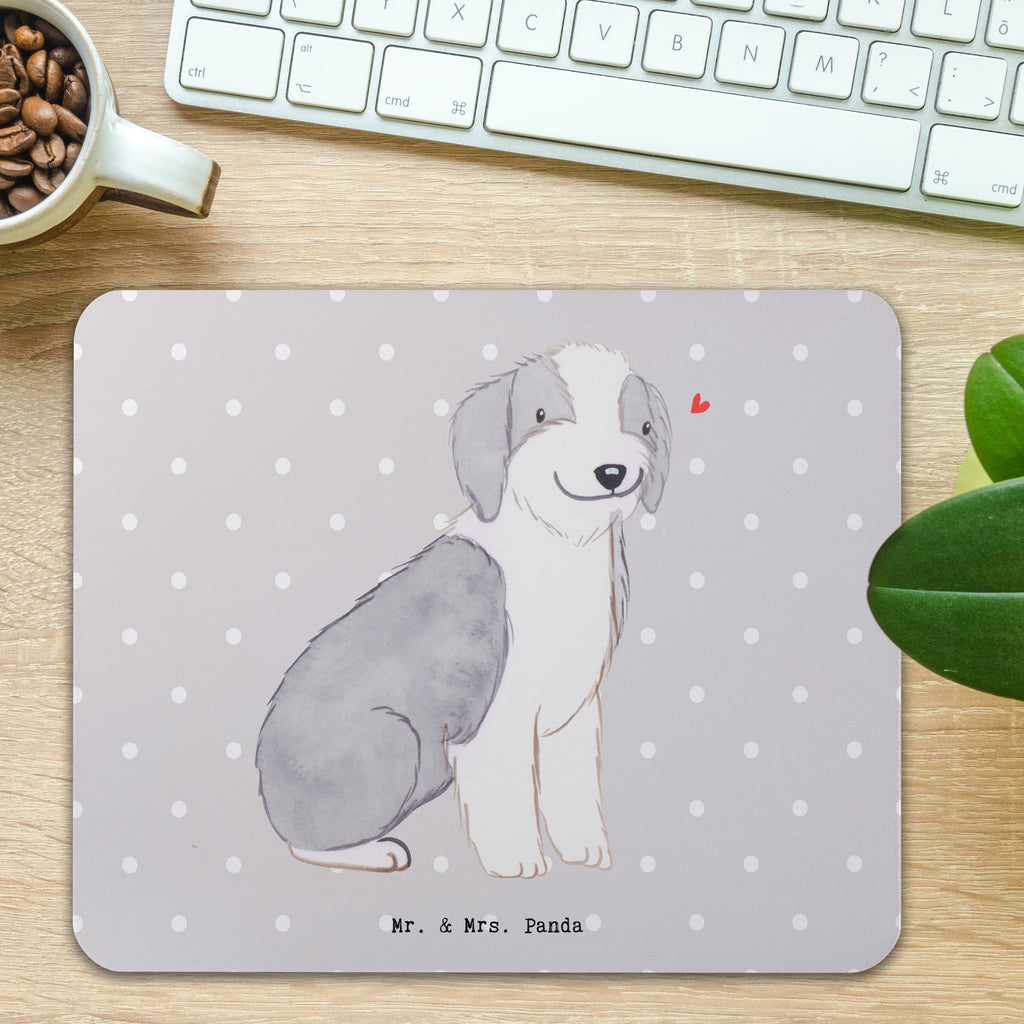 Mauspad Bearded Collie Lebensretter Mousepad, Computer zubehör, Büroausstattung, PC Zubehör, Arbeitszimmer, Mauspad, Einzigartiges Mauspad, Designer Mauspad, Hund, Hunderasse, Rassehund, Hundebesitzer, Geschenk, Tierfreund, Schenken, Welpe, Bearded Collie, britischer Hütehund