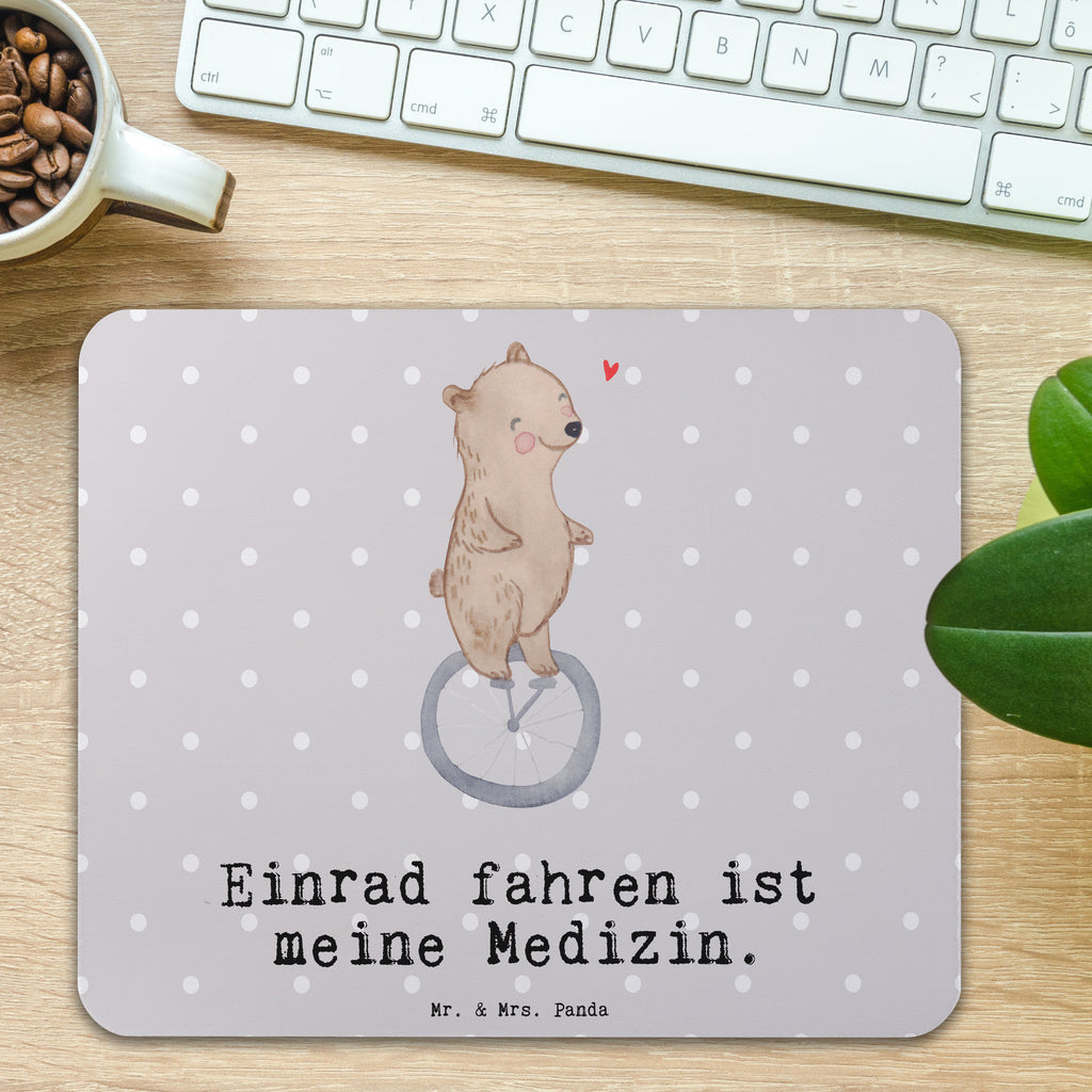 Mauspad Bär Einrad fahren Medizin Mousepad, Computer zubehör, Büroausstattung, PC Zubehör, Arbeitszimmer, Mauspad, Einzigartiges Mauspad, Designer Mauspad, Geschenk, Sport, Sportart, Hobby, Schenken, Danke, Dankeschön, Auszeichnung, Gewinn, Sportler, Einrad fahren