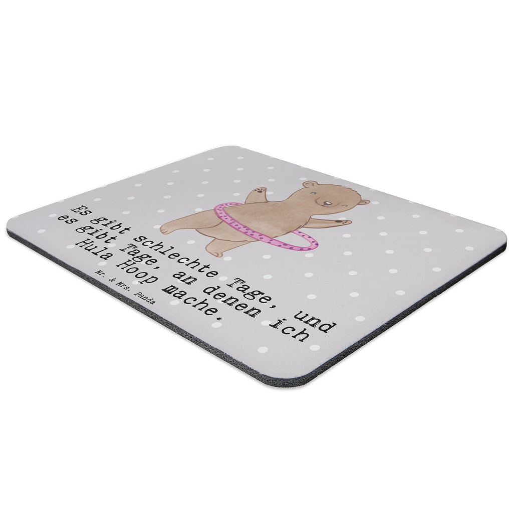 Mauspad Bär Hula Hoop Tage Mousepad, Computer zubehör, Büroausstattung, PC Zubehör, Arbeitszimmer, Mauspad, Einzigartiges Mauspad, Designer Mauspad, Geschenk, Sport, Sportart, Hobby, Schenken, Danke, Dankeschön, Auszeichnung, Gewinn, Sportler, Hula Hoop, Fitness, Training
