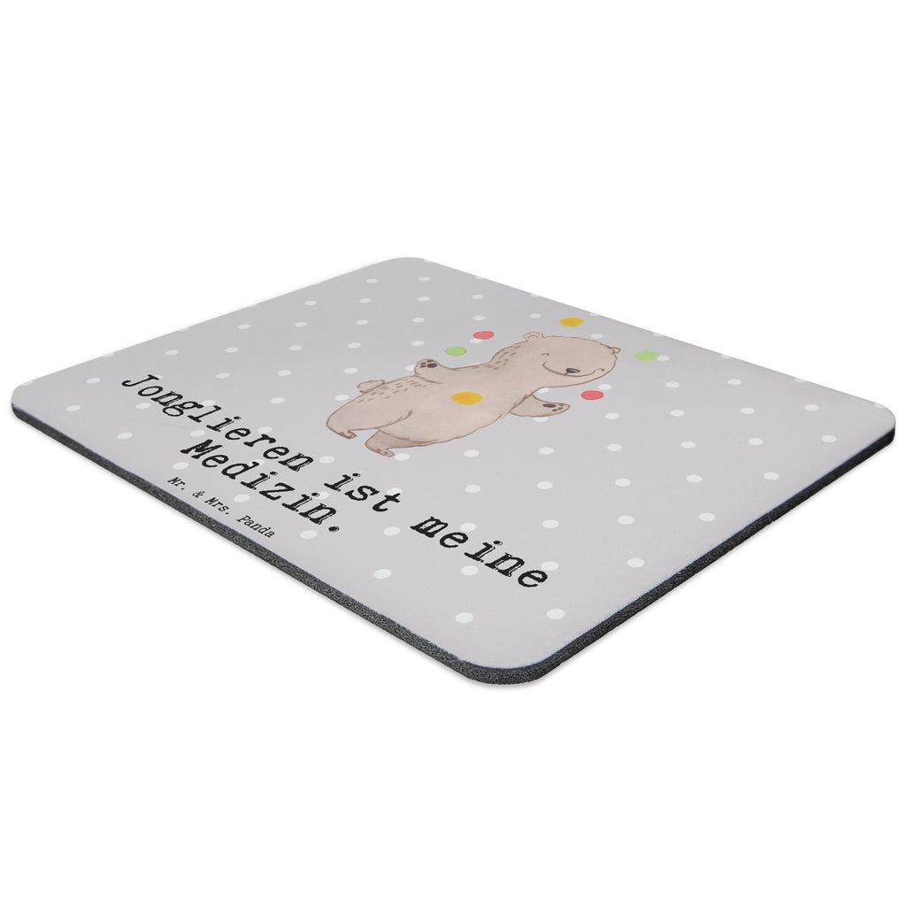 Mauspad Bär Jonglieren Medizin Mousepad, Computer zubehör, Büroausstattung, PC Zubehör, Arbeitszimmer, Mauspad, Einzigartiges Mauspad, Designer Mauspad, Geschenk, Sport, Sportart, Hobby, Schenken, Danke, Dankeschön, Auszeichnung, Gewinn, Sportler, Jonglieren, Jongleur, Zirkus, Artistik