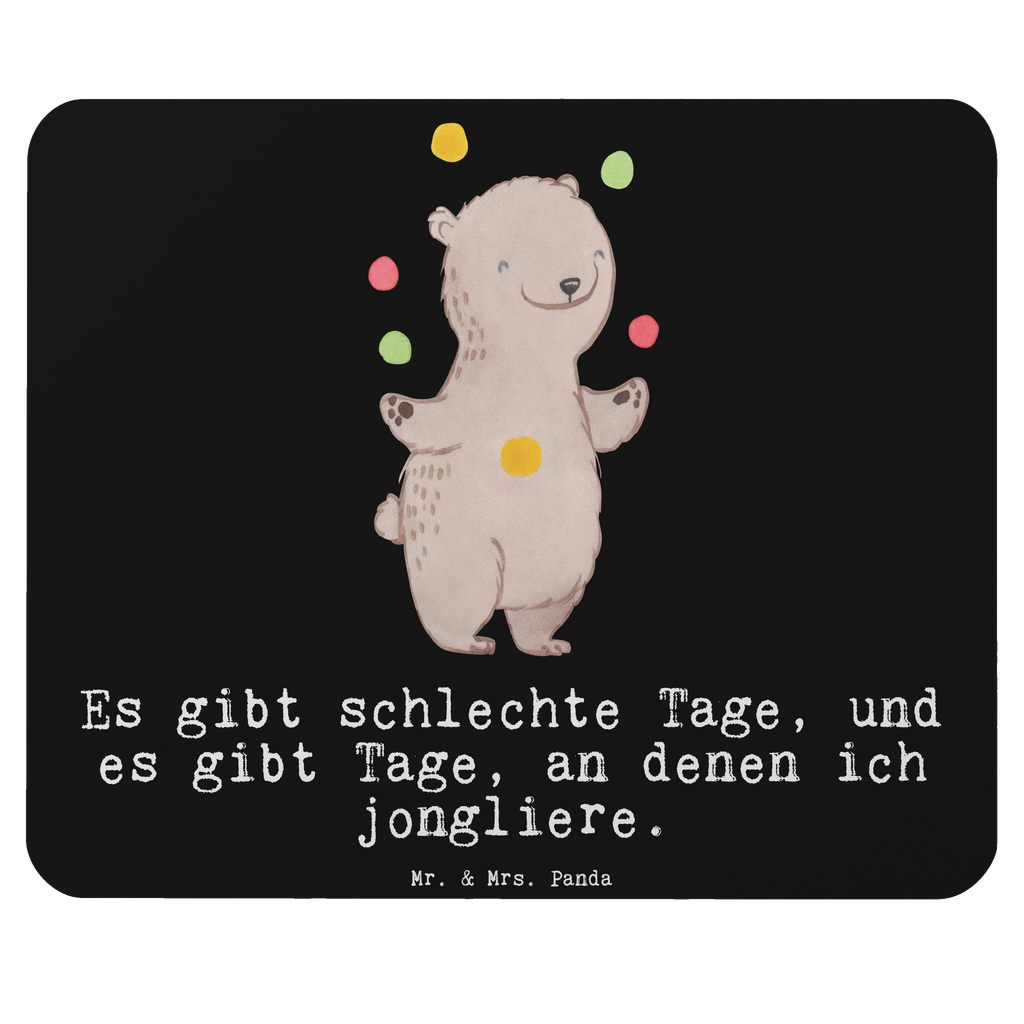 Mauspad Bär Jonglieren Tage Mousepad, Computer zubehör, Büroausstattung, PC Zubehör, Arbeitszimmer, Mauspad, Einzigartiges Mauspad, Designer Mauspad, Geschenk, Sport, Sportart, Hobby, Schenken, Danke, Dankeschön, Auszeichnung, Gewinn, Sportler, Jonglieren, Jongleur, Zirkus, Artistik