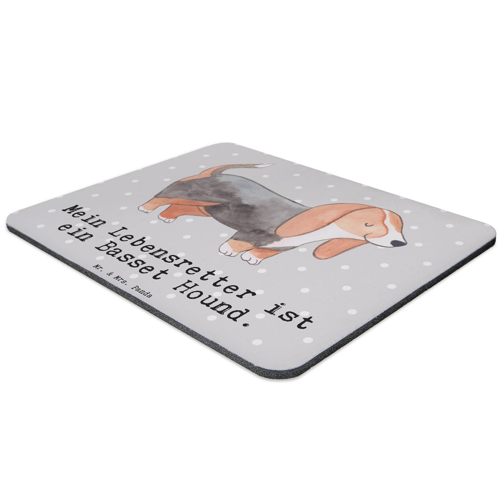 Mauspad Basset Hound Lebensretter Mousepad, Computer zubehör, Büroausstattung, PC Zubehör, Arbeitszimmer, Mauspad, Einzigartiges Mauspad, Designer Mauspad, Hund, Hunderasse, Rassehund, Hundebesitzer, Geschenk, Tierfreund, Schenken, Welpe, Basset Hound, Basset