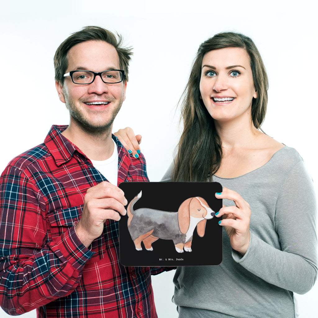 Mauspad Basset Hound Moment Mousepad, Computer zubehör, Büroausstattung, PC Zubehör, Arbeitszimmer, Mauspad, Einzigartiges Mauspad, Designer Mauspad, Hund, Hunderasse, Rassehund, Hundebesitzer, Geschenk, Tierfreund, Schenken, Welpe, Basset Hound, Basset