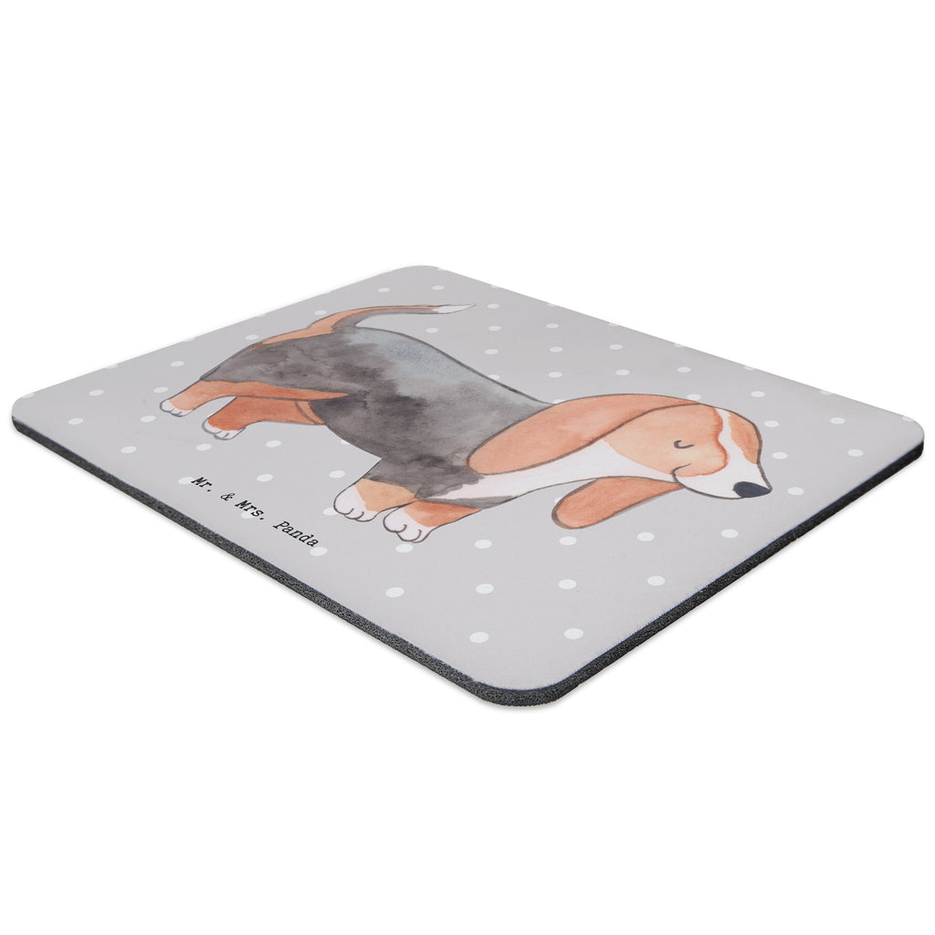 Mauspad Basset Hound Moment Mousepad, Computer zubehör, Büroausstattung, PC Zubehör, Arbeitszimmer, Mauspad, Einzigartiges Mauspad, Designer Mauspad, Hund, Hunderasse, Rassehund, Hundebesitzer, Geschenk, Tierfreund, Schenken, Welpe, Basset Hound, Basset