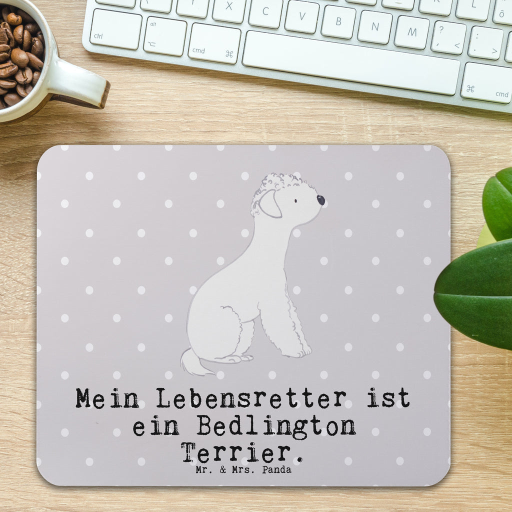 Mauspad Bedlington Terrier Lebensretter Mousepad, Computer zubehör, Büroausstattung, PC Zubehör, Arbeitszimmer, Mauspad, Einzigartiges Mauspad, Designer Mauspad, Hund, Hunderasse, Rassehund, Hundebesitzer, Geschenk, Tierfreund, Schenken, Welpe, Bedlington Terrier, Terrier
