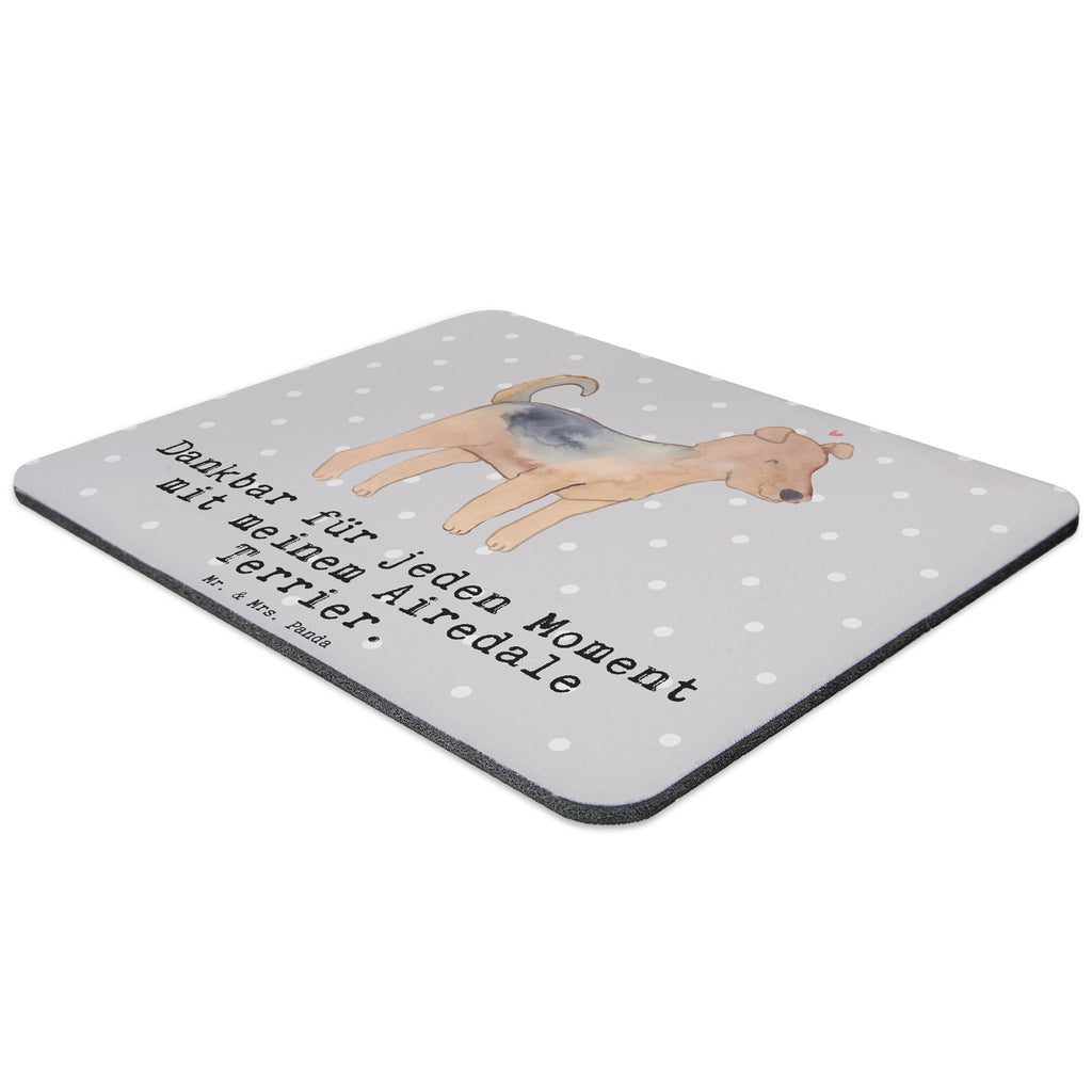 Mauspad Airedale Terrier Moment Mousepad, Computer zubehör, Büroausstattung, PC Zubehör, Arbeitszimmer, Mauspad, Einzigartiges Mauspad, Designer Mauspad, Hund, Hunderasse, Rassehund, Hundebesitzer, Geschenk, Tierfreund, Schenken, Welpe, Airedale Terrier