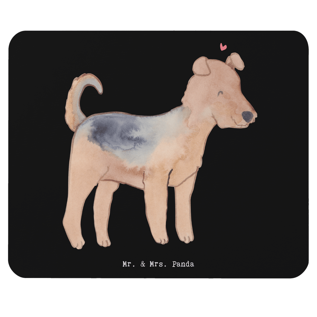 Mauspad Airedale Terrier Moment Mousepad, Computer zubehör, Büroausstattung, PC Zubehör, Arbeitszimmer, Mauspad, Einzigartiges Mauspad, Designer Mauspad, Hund, Hunderasse, Rassehund, Hundebesitzer, Geschenk, Tierfreund, Schenken, Welpe, Airedale Terrier