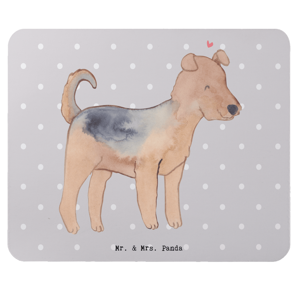 Mauspad Airedale Terrier Moment Mousepad, Computer zubehör, Büroausstattung, PC Zubehör, Arbeitszimmer, Mauspad, Einzigartiges Mauspad, Designer Mauspad, Hund, Hunderasse, Rassehund, Hundebesitzer, Geschenk, Tierfreund, Schenken, Welpe, Airedale Terrier