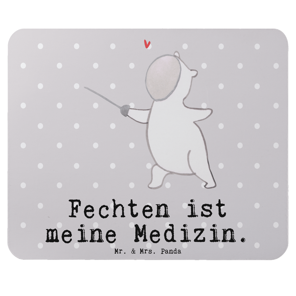 Mauspad Panda Fechten Medizin Mousepad, Computer zubehör, Büroausstattung, PC Zubehör, Arbeitszimmer, Mauspad, Einzigartiges Mauspad, Designer Mauspad, Geschenk, Sport, Sportart, Hobby, Schenken, Danke, Dankeschön, Auszeichnung, Gewinn, Sportler, Fechten, Fechter Bund, Fecht Verein, Fecht Club