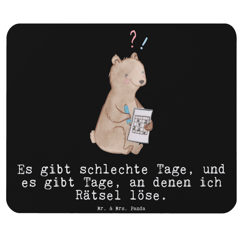 Mauspad Bär Rätsel lösen Tage Mousepad, Computer zubehör, Büroausstattung, PC Zubehör, Arbeitszimmer, Mauspad, Einzigartiges Mauspad, Designer Mauspad, Geschenk, Sport, Sportart, Hobby, Schenken, Danke, Dankeschön, Auszeichnung, Gewinn, Sportler, Rätsel lösen, Kreuzworträtsel lösen, Knobeln, Gedächtnistraining, Gedächtnissport