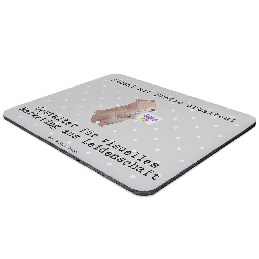 Mauspad Gestalter für visuelles Marketing aus Leidenschaft Mousepad, Computer zubehör, Büroausstattung, PC Zubehör, Arbeitszimmer, Mauspad, Einzigartiges Mauspad, Designer Mauspad, Beruf, Ausbildung, Jubiläum, Abschied, Rente, Kollege, Kollegin, Geschenk, Schenken, Arbeitskollege, Mitarbeiter, Firma, Danke, Dankeschön