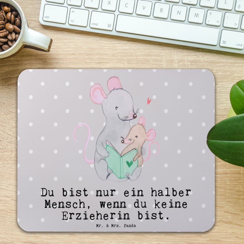 Mauspad Erzieherin mit Herz Mousepad, Computer zubehör, Büroausstattung, PC Zubehör, Arbeitszimmer, Mauspad, Einzigartiges Mauspad, Designer Mauspad, Beruf, Ausbildung, Jubiläum, Abschied, Rente, Kollege, Kollegin, Geschenk, Schenken, Arbeitskollege, Mitarbeiter, Firma, Danke, Dankeschön, Erzieherin, Kindergärtnerin, Pädagogin, Kindergarten, Abschiedsgeschenke Kindergarten