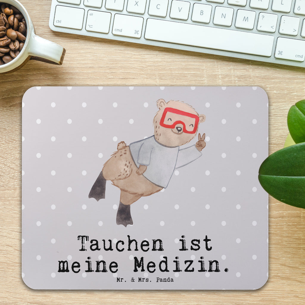 Mauspad Bär Tauchen Medizin Tauchen, schnorcheln, Tauchgang, Tauchschule, Diving, Dive, Unterwasserabenteuer, Tauchsport, Tiefseetauchen, Tauchausflug, Tauchsafari Mousepad, Computer zubehör, Büroausstattung, PC Zubehör, Arbeitszimmer, Mauspad, Einzigartiges Mauspad, Designer Mauspad  Geschenk, Sport, Sportart, Hobby, Schenken, Danke, Dankeschön, Auszeichnung, Gewinn, Sportler