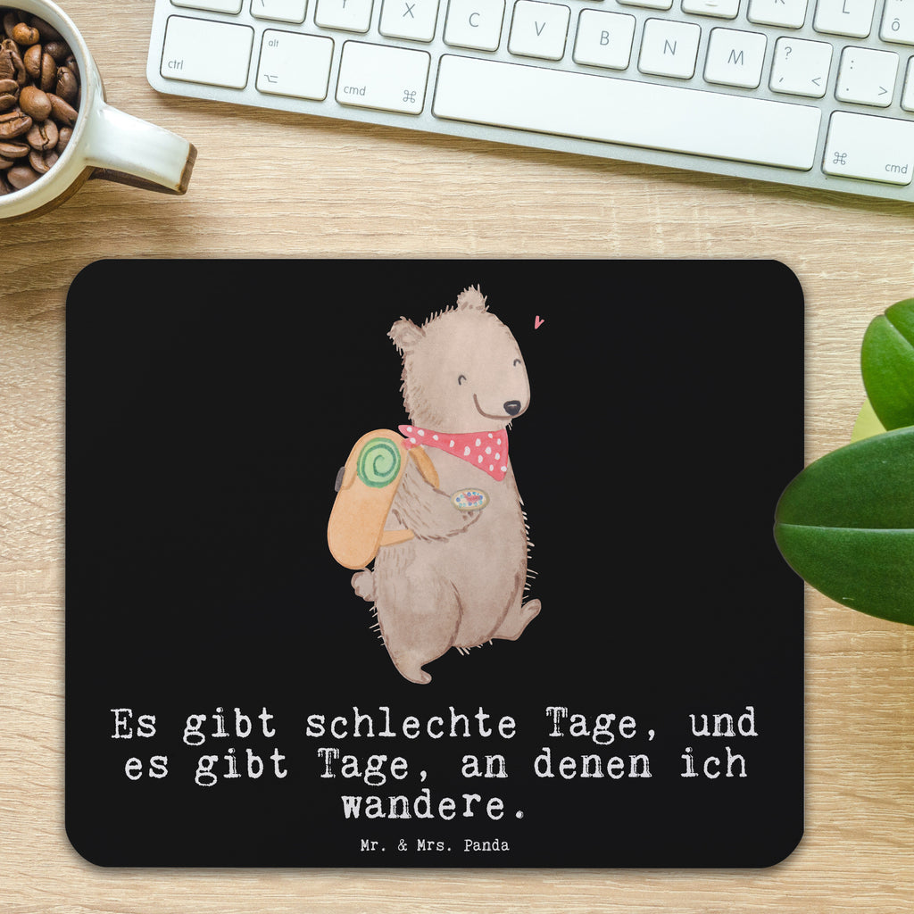 Mauspad Bär Wandern Tage Mousepad, Computer zubehör, Büroausstattung, PC Zubehör, Arbeitszimmer, Mauspad, Einzigartiges Mauspad, Designer Mauspad, Geschenk, Sport, Sportart, Hobby, Schenken, Danke, Dankeschön, Auszeichnung, Gewinn, Sportler, Wandern, Bergsteigen, Wintertouren, Outdoor Sport, Freizeitsport, Spazieren, Natur entdecken