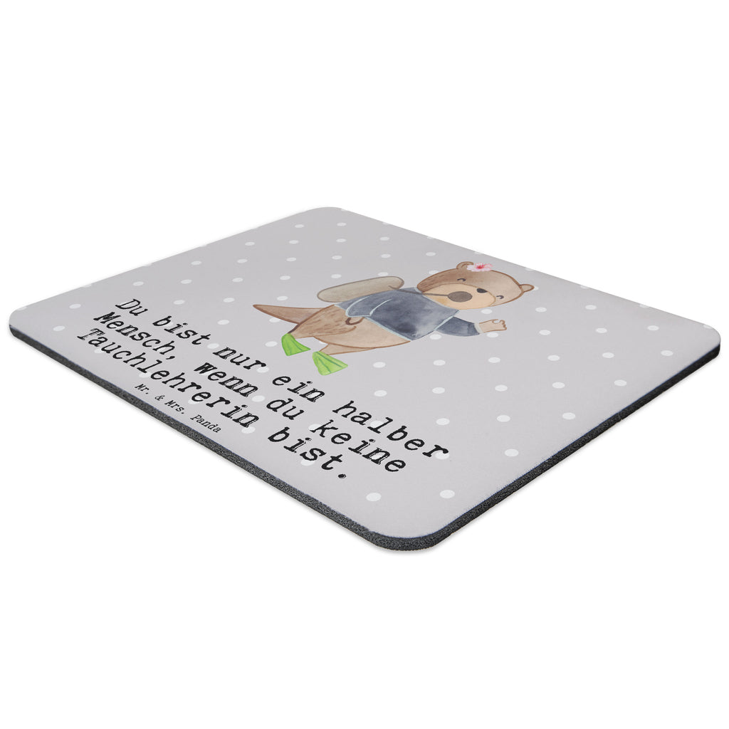 Mauspad Tauchlehrerin mit Herz Mousepad, Computer zubehör, Büroausstattung, PC Zubehör, Arbeitszimmer, Mauspad, Einzigartiges Mauspad, Designer Mauspad, Beruf, Ausbildung, Jubiläum, Abschied, Rente, Kollege, Kollegin, Geschenk, Schenken, Arbeitskollege, Mitarbeiter, Firma, Danke, Dankeschön