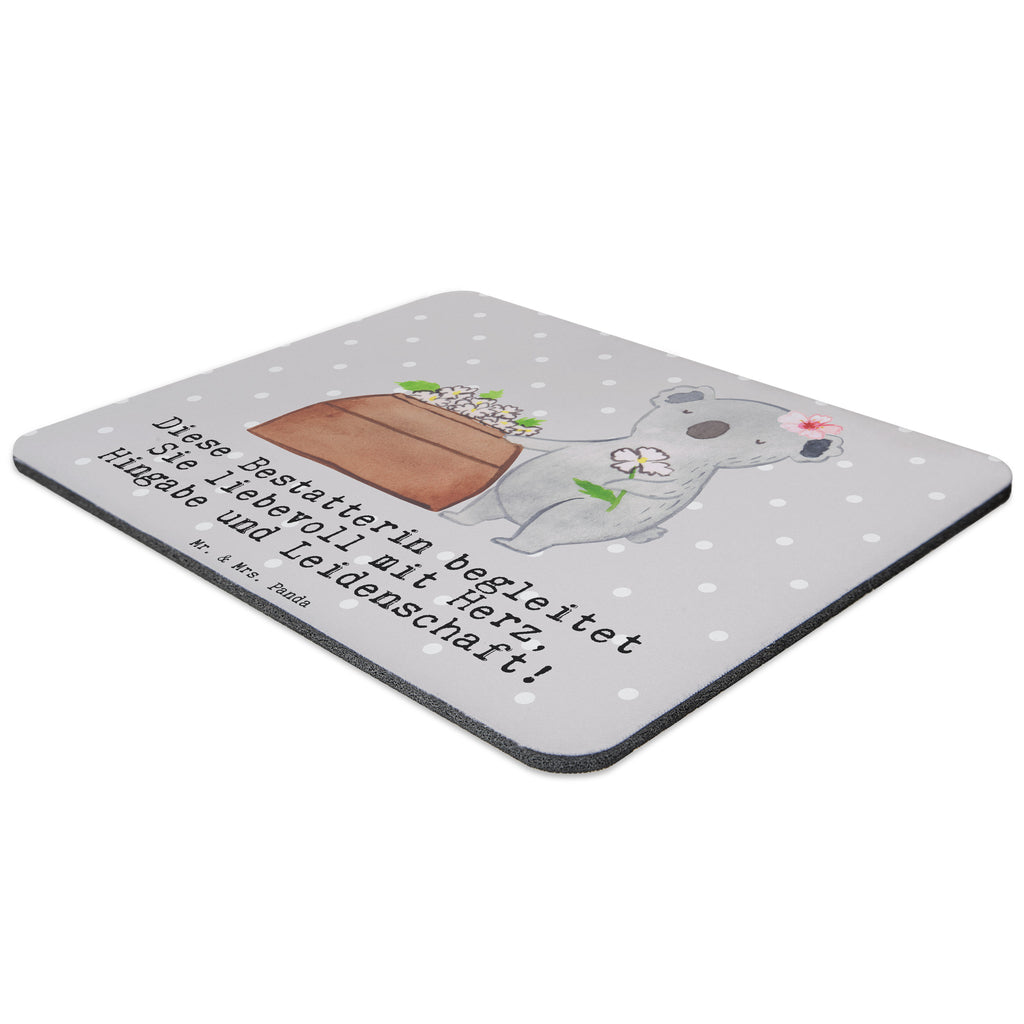 Mauspad Bestatterin mit Herz Mousepad, Computer zubehör, Büroausstattung, PC Zubehör, Arbeitszimmer, Mauspad, Einzigartiges Mauspad, Designer Mauspad, Beruf, Ausbildung, Jubiläum, Abschied, Rente, Kollege, Kollegin, Geschenk, Schenken, Arbeitskollege, Mitarbeiter, Firma, Danke, Dankeschön