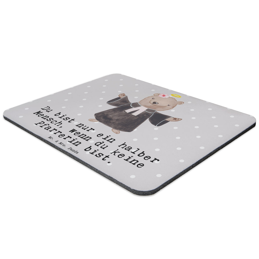 Mauspad Pfarrerin mit Herz Mousepad, Computer zubehör, Büroausstattung, PC Zubehör, Arbeitszimmer, Mauspad, Einzigartiges Mauspad, Designer Mauspad, Beruf, Ausbildung, Jubiläum, Abschied, Rente, Kollege, Kollegin, Geschenk, Schenken, Arbeitskollege, Mitarbeiter, Firma, Danke, Dankeschön, Pastorin, Dienerin Gottes<br />Geistliche, Pfarrerin, Predigerin<br />Priesterin, Theologin, Kirche