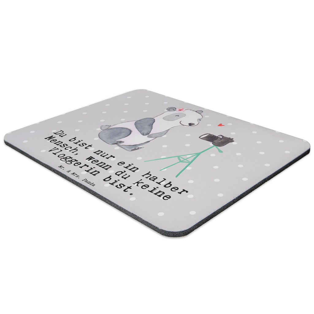 Mauspad Vloggerin mit Herz Mousepad, Computer zubehör, Büroausstattung, PC Zubehör, Arbeitszimmer, Mauspad, Einzigartiges Mauspad, Designer Mauspad, Beruf, Ausbildung, Jubiläum, Abschied, Rente, Kollege, Kollegin, Geschenk, Schenken, Arbeitskollege, Mitarbeiter, Firma, Danke, Dankeschön