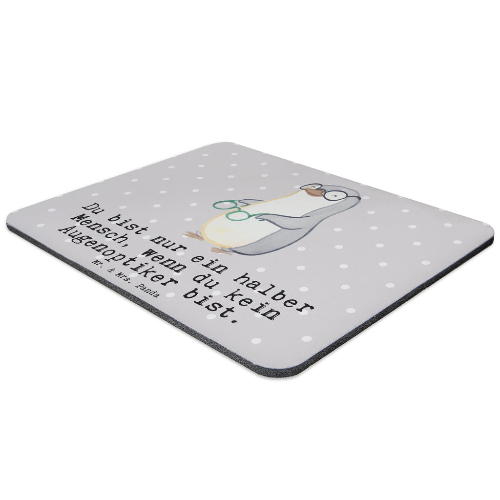Mauspad Augenoptiker mit Herz Mousepad, Computer zubehör, Büroausstattung, PC Zubehör, Arbeitszimmer, Mauspad, Einzigartiges Mauspad, Designer Mauspad, Beruf, Ausbildung, Jubiläum, Abschied, Rente, Kollege, Kollegin, Geschenk, Schenken, Arbeitskollege, Mitarbeiter, Firma, Danke, Dankeschön, Augenoptiker, Optiker, Augenarzt, Optometrist, Brillenverkäufer, Brillengeschäft, Eröffnung