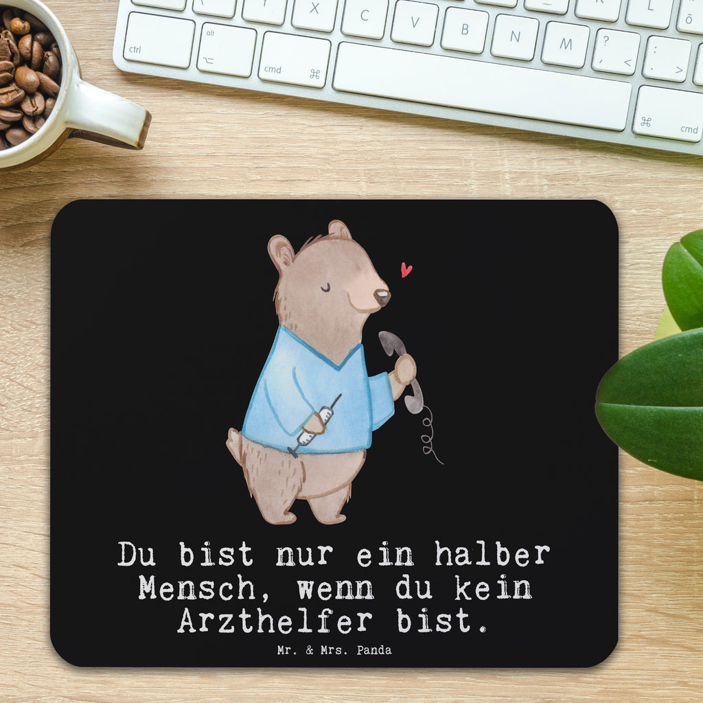 Mauspad Arzthelfer mit Herz Mousepad, Computer zubehör, Büroausstattung, PC Zubehör, Arbeitszimmer, Mauspad, Einzigartiges Mauspad, Designer Mauspad, Beruf, Ausbildung, Jubiläum, Abschied, Rente, Kollege, Kollegin, Geschenk, Schenken, Arbeitskollege, Mitarbeiter, Firma, Danke, Dankeschön, Arzthelfer, Medizinischer Fachangestellter