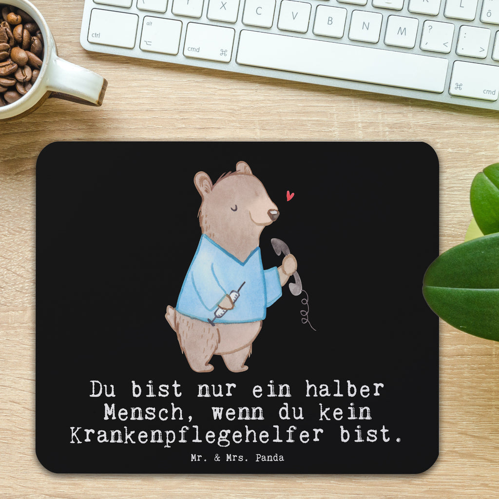 Mauspad Krankenpflegehelfer mit Herz Krankenpflegehelfer, Pflegehelfer, Ausbildung, Pflegekraft Mousepad, Computer zubehör, Büroausstattung, PC Zubehör, Arbeitszimmer, Mauspad, Einzigartiges Mauspad, Designer Mauspad  Beruf, Ausbildung, Jubiläum, Abschied, Rente, Kollege, Kollegin, Geschenk, Schenken, Arbeitskollege, Mitarbeiter, Firma, Danke, Dankeschön