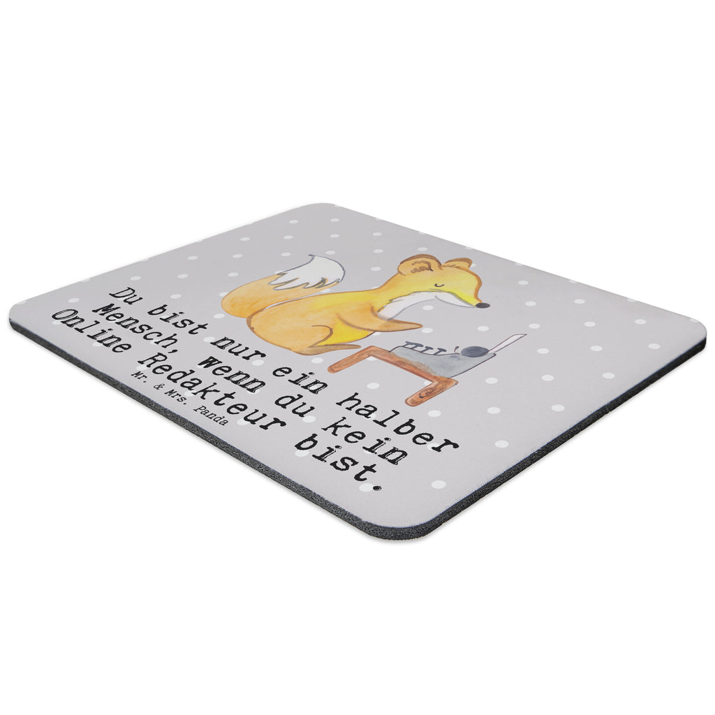 Mauspad Online Redakteur mit Herz Mousepad, Computer zubehör, Büroausstattung, PC Zubehör, Arbeitszimmer, Mauspad, Einzigartiges Mauspad, Designer Mauspad, Beruf, Ausbildung, Jubiläum, Abschied, Rente, Kollege, Kollegin, Geschenk, Schenken, Arbeitskollege, Mitarbeiter, Firma, Danke, Dankeschön