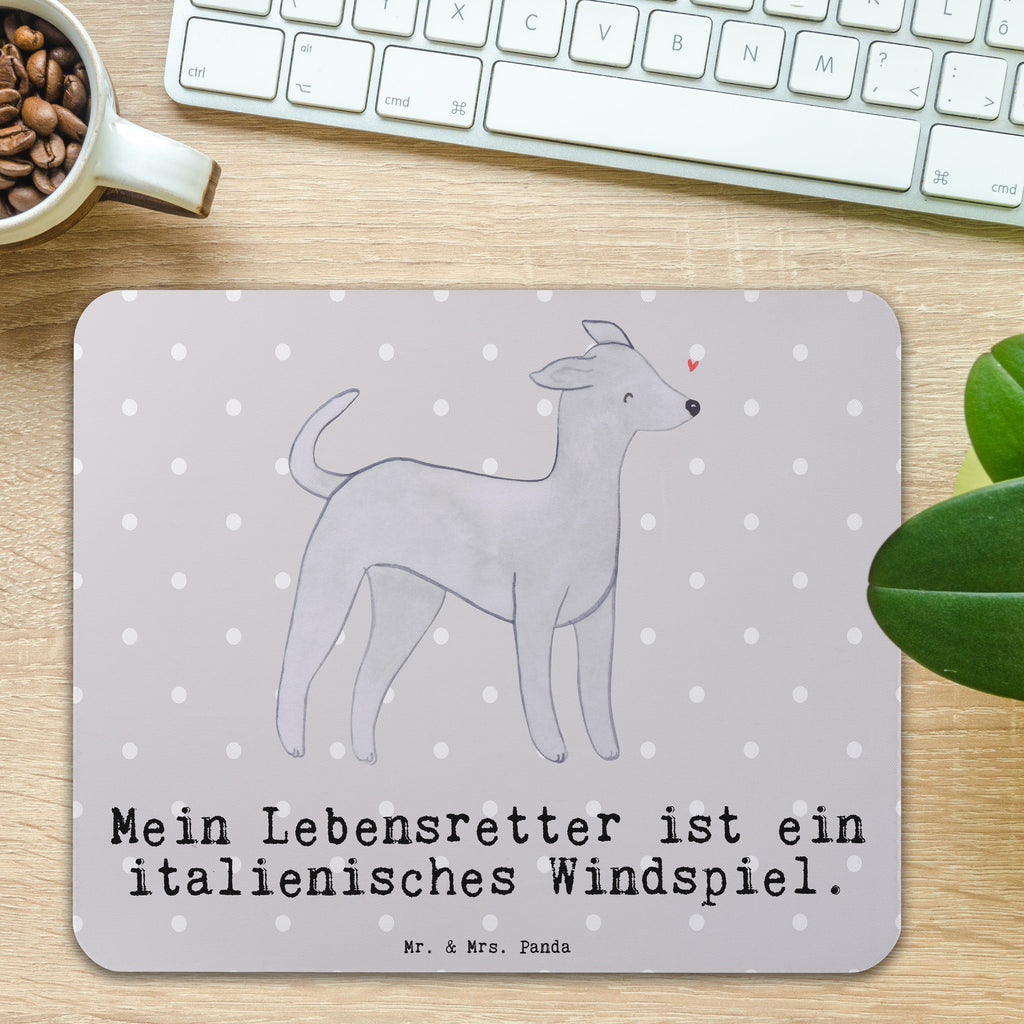 Mauspad Italienisches Windspiel Lebensretter Mousepad, Computer zubehör, Büroausstattung, PC Zubehör, Arbeitszimmer, Mauspad, Einzigartiges Mauspad, Designer Mauspad, Hund, Hunderasse, Rassehund, Hundebesitzer, Geschenk, Tierfreund, Schenken, Welpe, Italienisches Windspiel, Windhund, Italian Greyhound